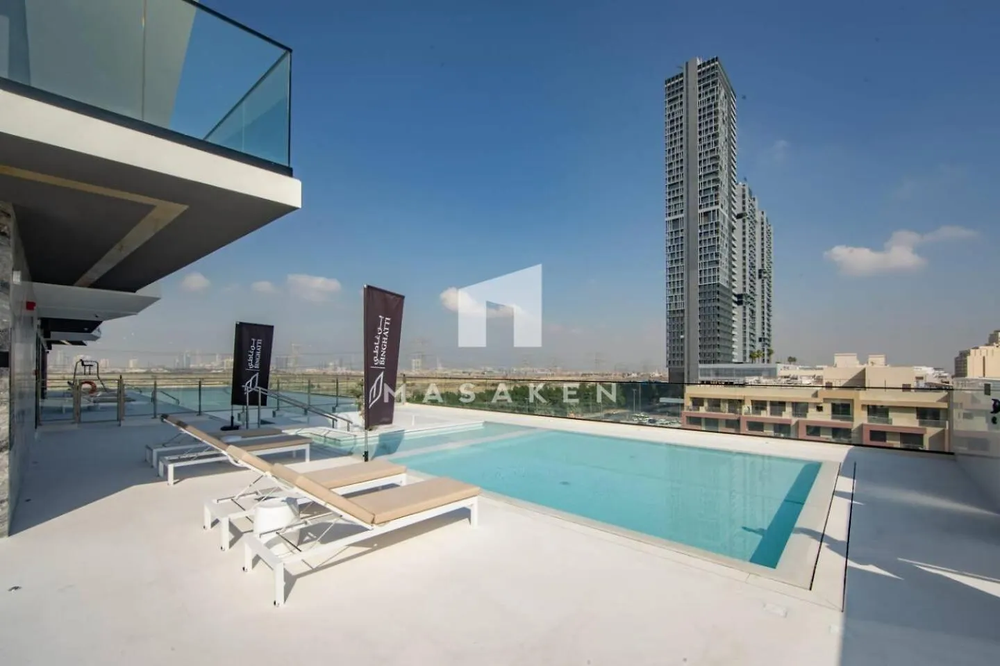 Apartamento Chic 2Br In Jvc Balcony Pool & Parking Dubái 0*,
